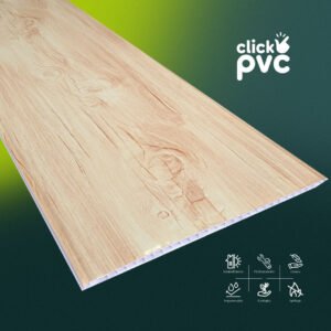 Lámina cielo raso PVC - Beige Nudo Madera