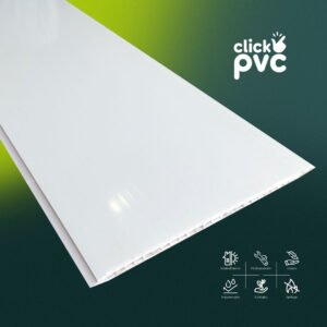 Lámina cielo raso PVC - Blanca Brillante