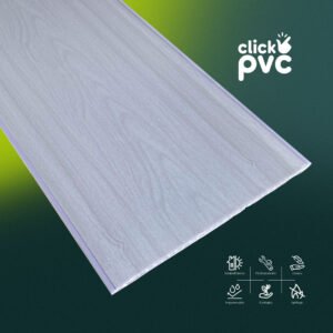 Lámina cielo raso PVC - Blanco Madera