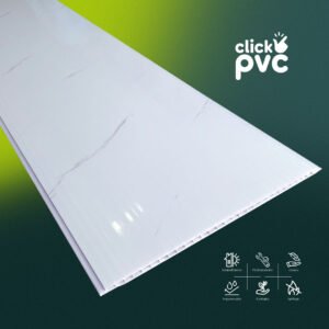 Lámina cielo raso PVC - Mármol Blanca