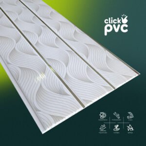 Lámina cielo raso PVC - Hojas Acanaladas