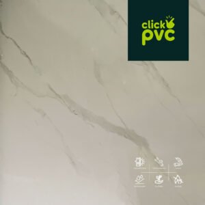Lámina UV Marmolizada - Blanco Mármol