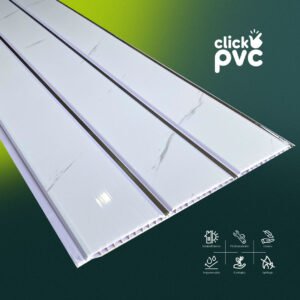 Lámina cielo raso PVC - Mármol Acanalada